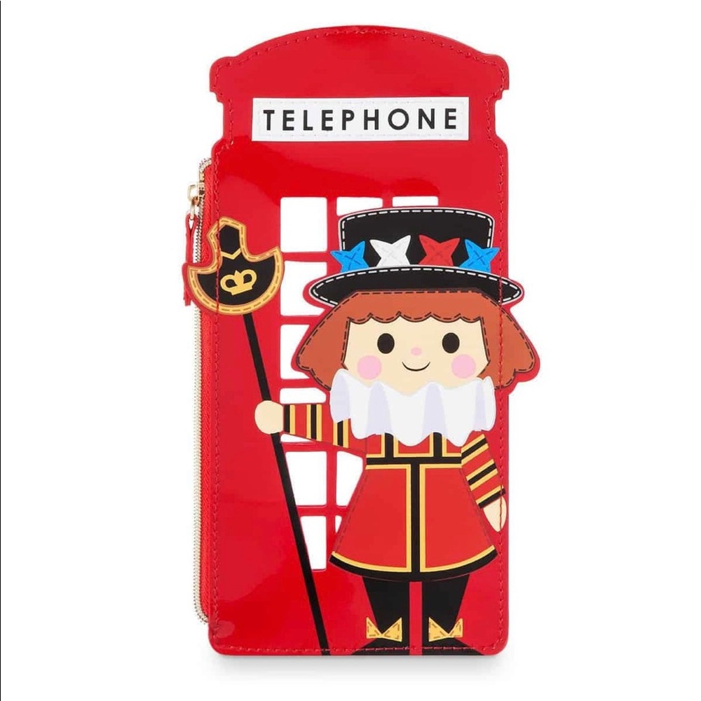NWT Disney “It’s a Small World” Beefeater Zip Case
